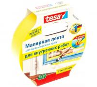 TESA Малярная лента четкий край желтая 25м х 25 мм (5 мес) Арт.56270