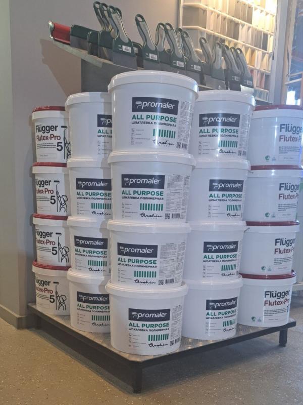 НОВИНКА! Полимерная шпатлёвка PROMALER
