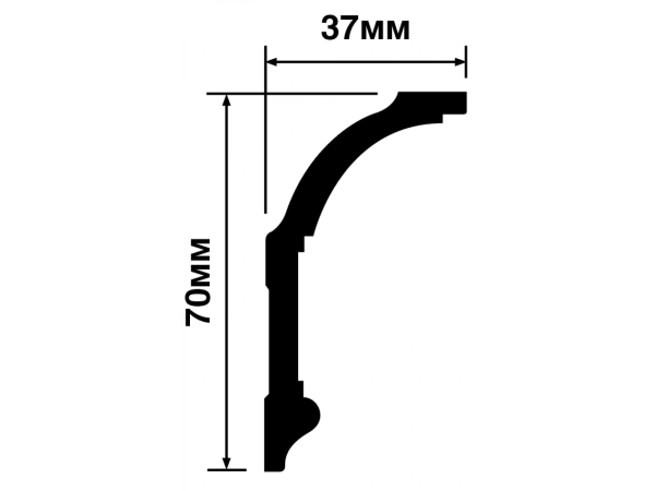 Карниз А70V2 HIWOOD