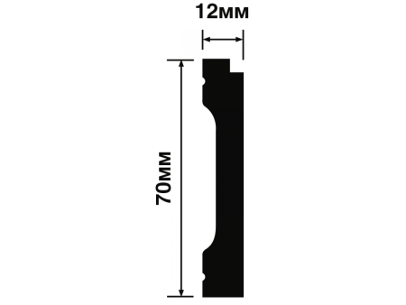 Плинтус B70V3 HIWOOD