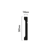 Плинтус B90V1L HIWOOD