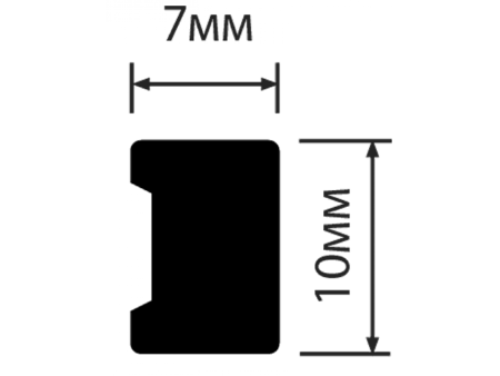 Молдинг MD10 HIWOOD