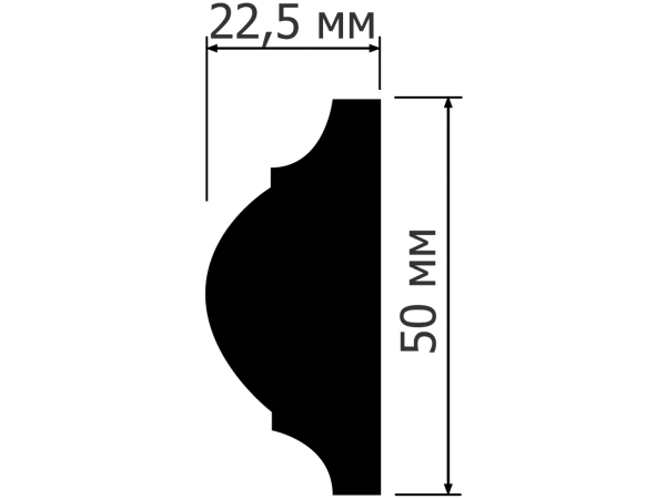 Молдинг D50 HIWOOD