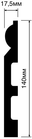 Плинтус B140 HIWOOD