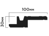 Карниз А100V1 HIWOOD