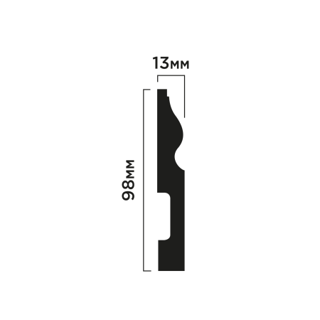 Плинтус B100 HIWOOD