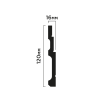 Плинтус B120V1 HIWOOD