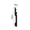 Плинтус B126 HIWOOD