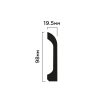 Плинтус B98V1 HIWOOD