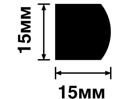 Молдинг D15V2 HIWOOD
