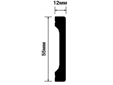 Плинтус B55V1 HIWOOD