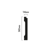 Плинтус B90V2 HIWOOD