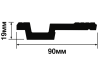 Карниз А90V1 HIWOOD