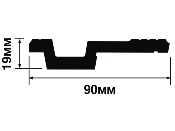 Карниз А90V1 HIWOOD